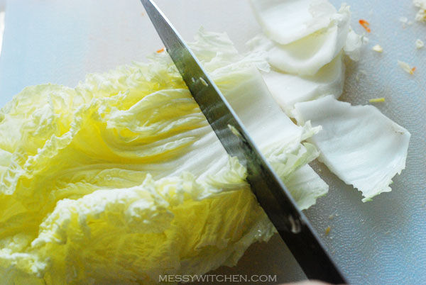 Chop Chinese Cabbage